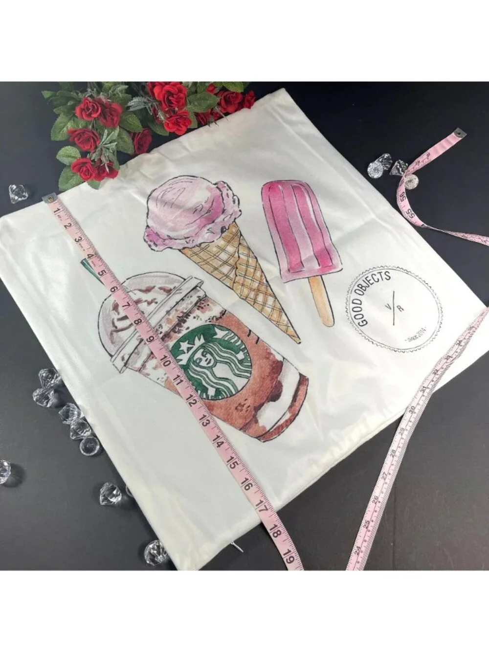 Ice Cream Throw Pillowcase Coffee Decor Sham Pillow Cushion Cover Popsicle